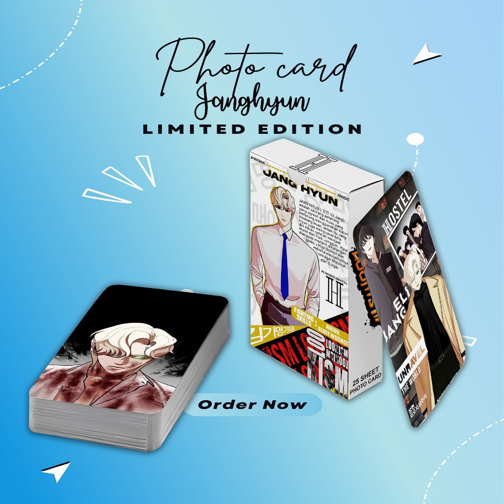 PHOTOCARD SET JANGHYUN MANHWA LOOKISM PREMIUM 25 SHEET