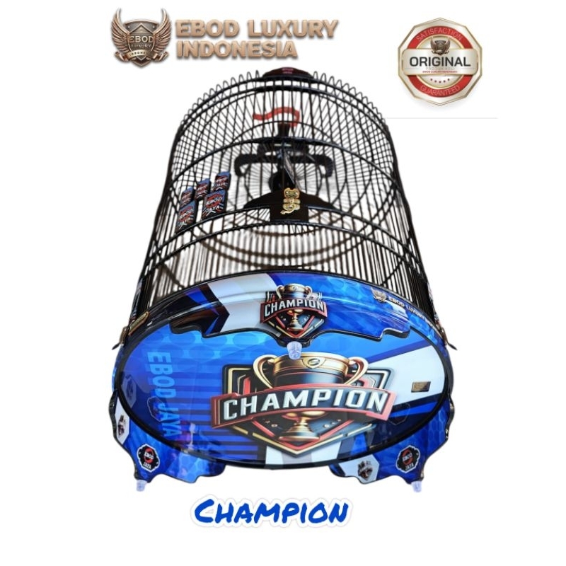 Ebod luxury Champion sangkar murai no 2 pvc decal