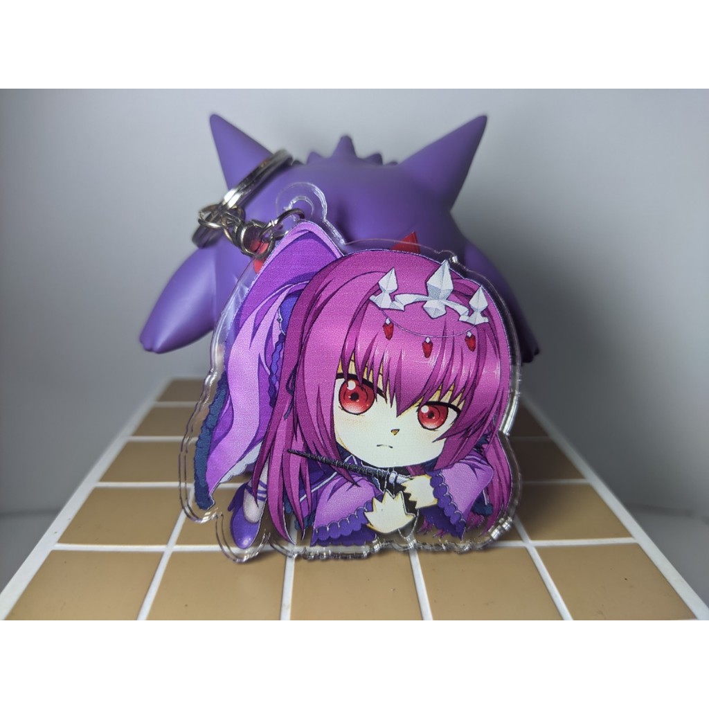 Merch Keychain Scathach skadi Fate Grand Order Strap Caster FGO