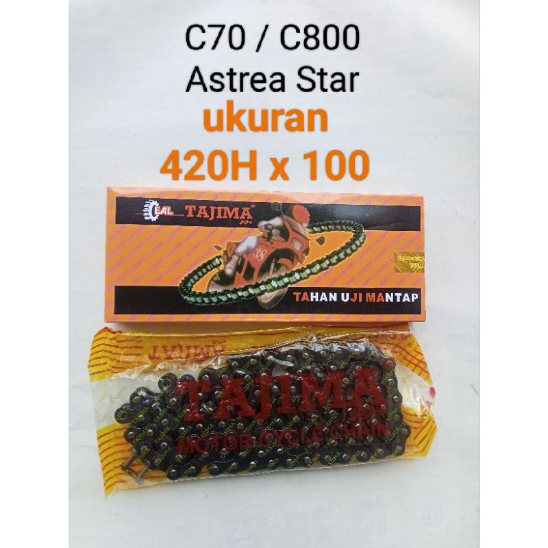 Rantai 420 x 100 Astrea star / C70 / C800