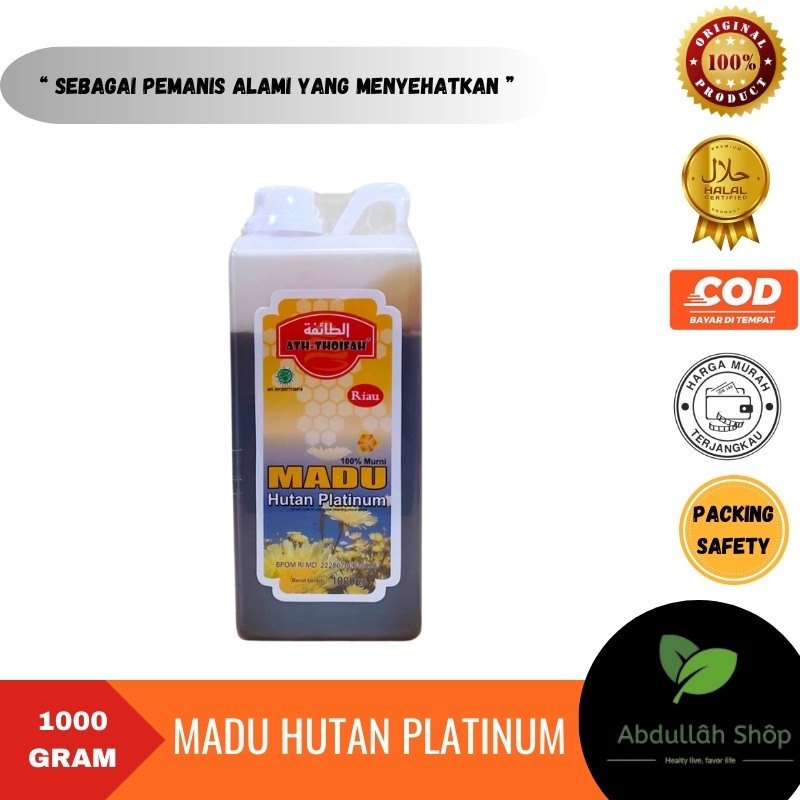 

Ath-Thoifah Madu Hutan Platinum Madu Murni Sialang Hutan Riau 1kg Original