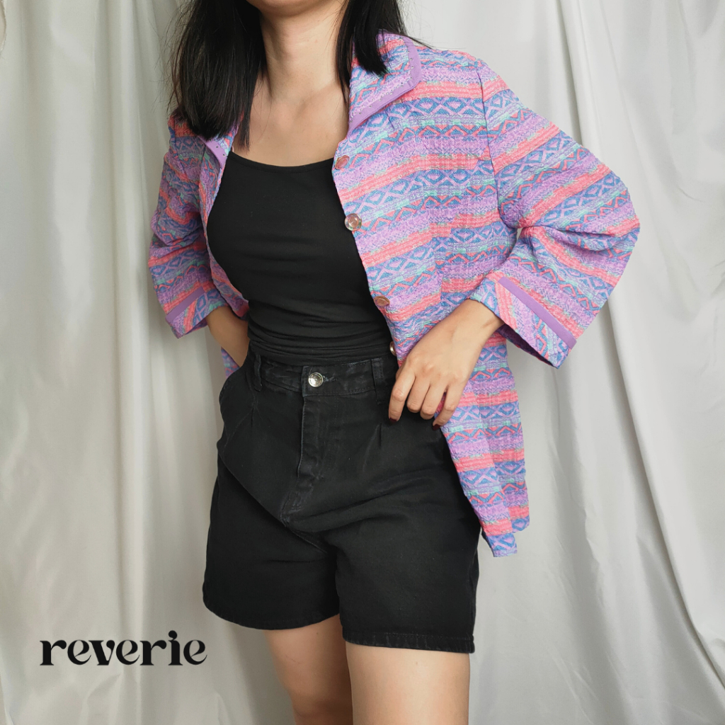 [ M14 ] Blouse wanita ungu lilac / blouse wanita / outer wanita