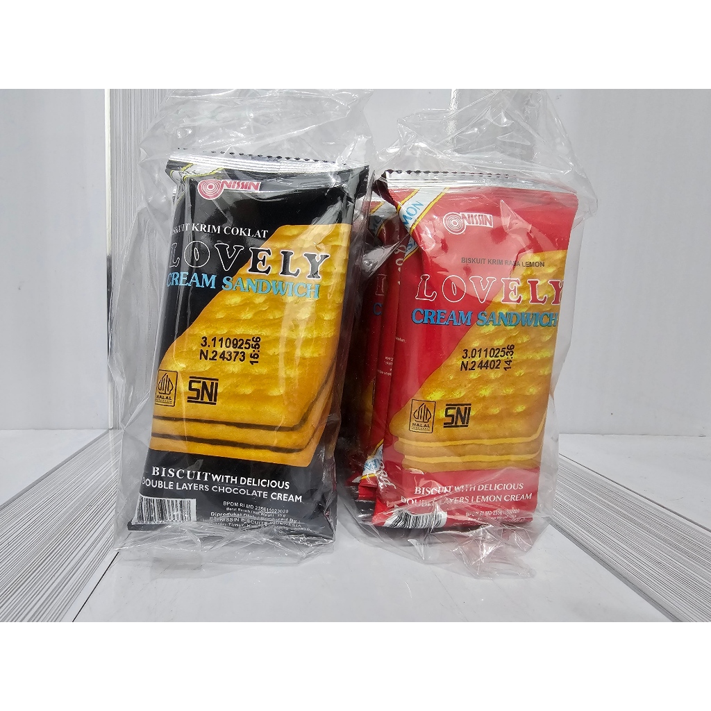 

Nissin Lovely Biskuit Krim Pak 25g x 10 Pcs