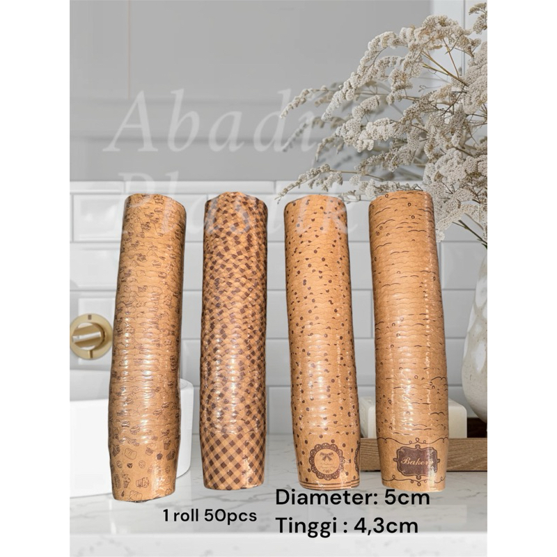 CUP CAKE MUFFIN S / CUP MUFFIN/ CUP BOLU ISI 50PCS- DIAMETER 5 cm