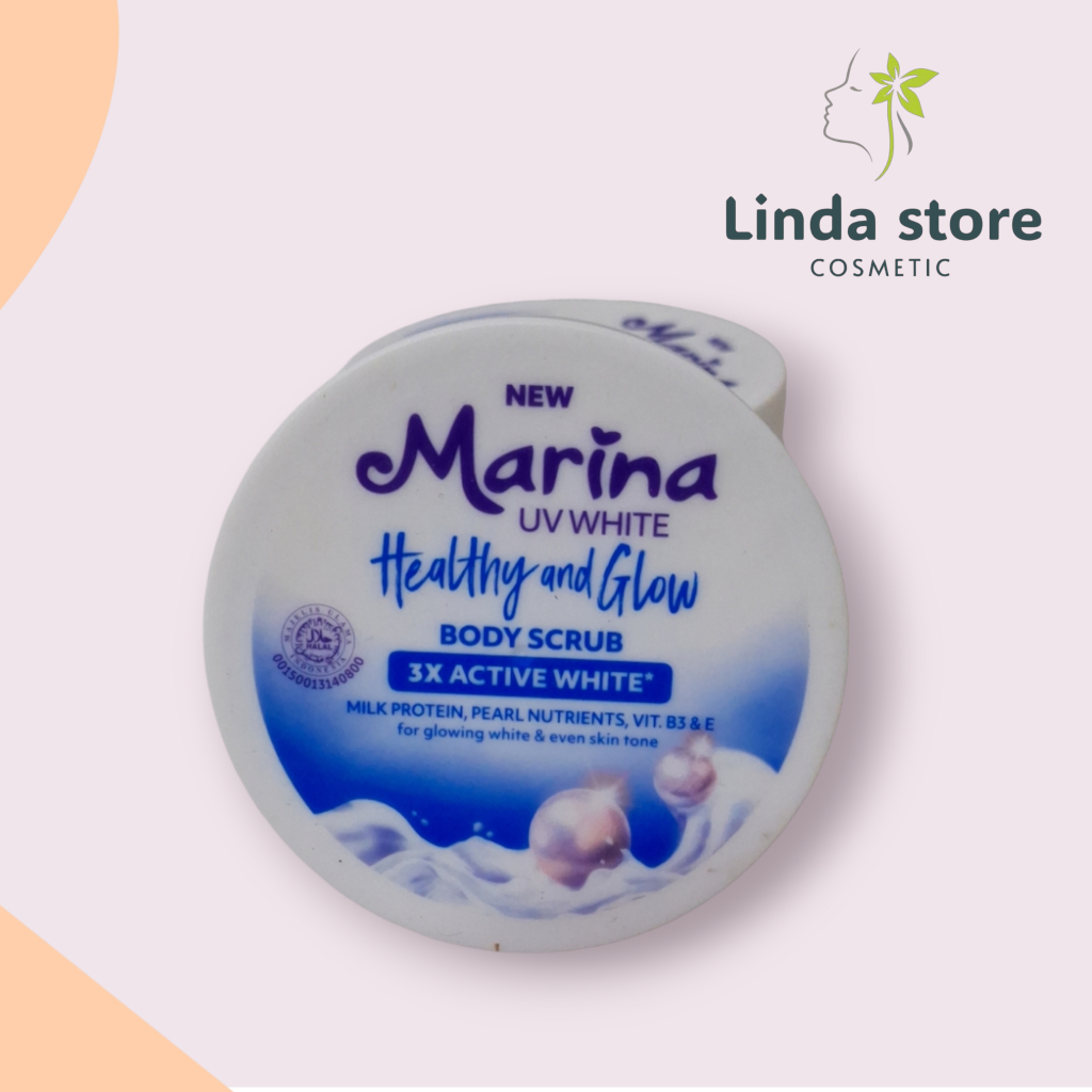 Marina Body Scrub Healthy Glow 185 Biru