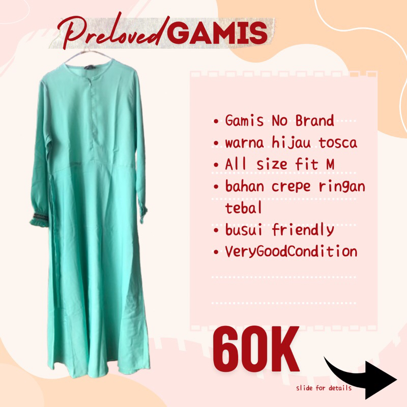 PRELOVED GAMIS putri aulia