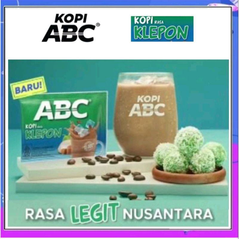 

Kopi ABC klepon 1 renceng isi 10 Sachet