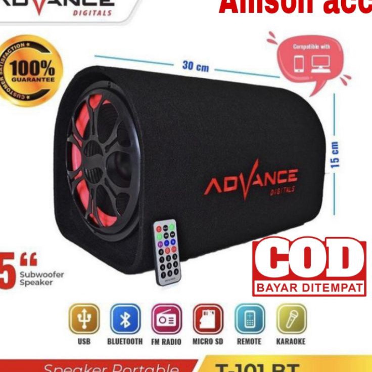 ORIGINAL PRODUK SPEAKER ADVANCE T11BT BLUETOOTH SPEAKER AKTIF KARAOKE SPEAKER MOBIL GRATIS ONGKIR