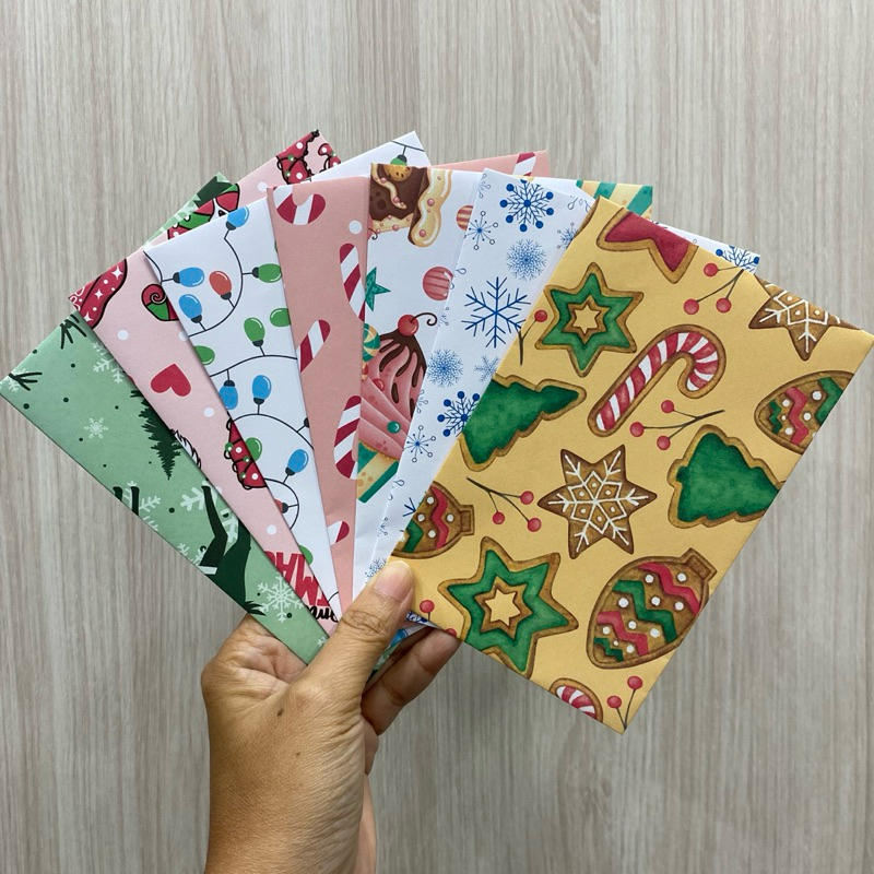 

[Isi 5] Amplop Natal Angpau Christmas A6 10x14 cm