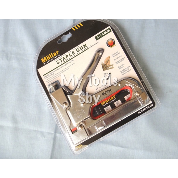 

Pasti Ready Staples Gun Hekter Tembak Alat Tembak Staples Mollar 3 in 1 Serbaguna 414 mm