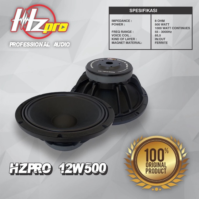 SPEAKER HZ PRO 12W500 ORIGINAL