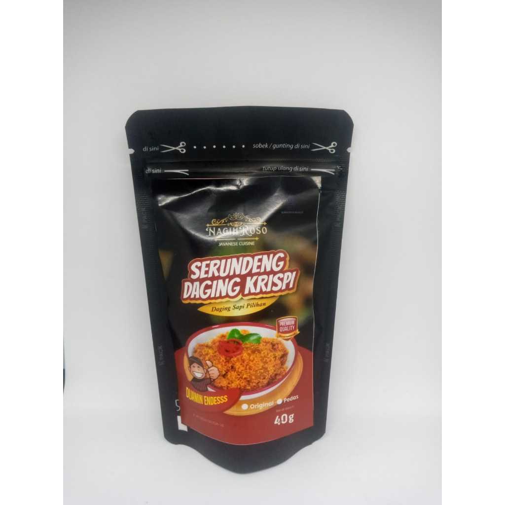 

Serundeng Daging Krispi Nagih Roso