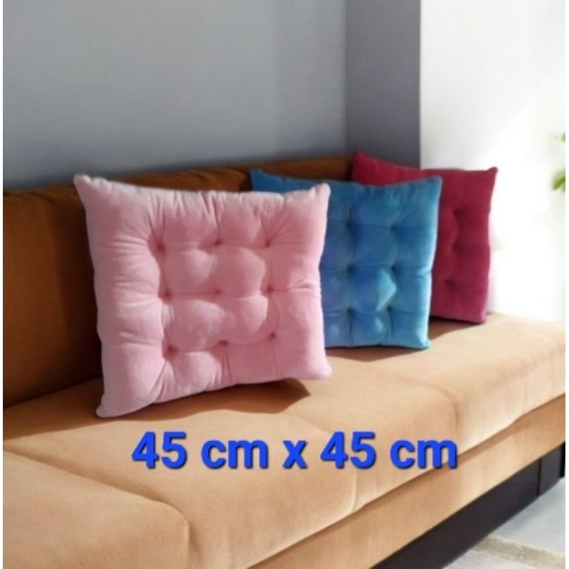 Bantal Alas Duduk/kursi sofa Ondol.( BESAR VELBOA ) 45 cm