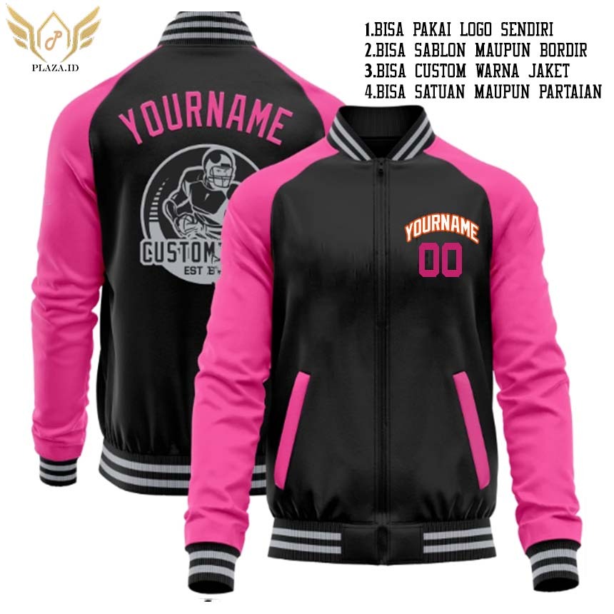 JAKET CUSTOM  BASEBALL VARSITY  RESLETING.  JAKET CUSTOM DAN POLOS  BIG SIZE S-6XL .JAKET VARSITY S-