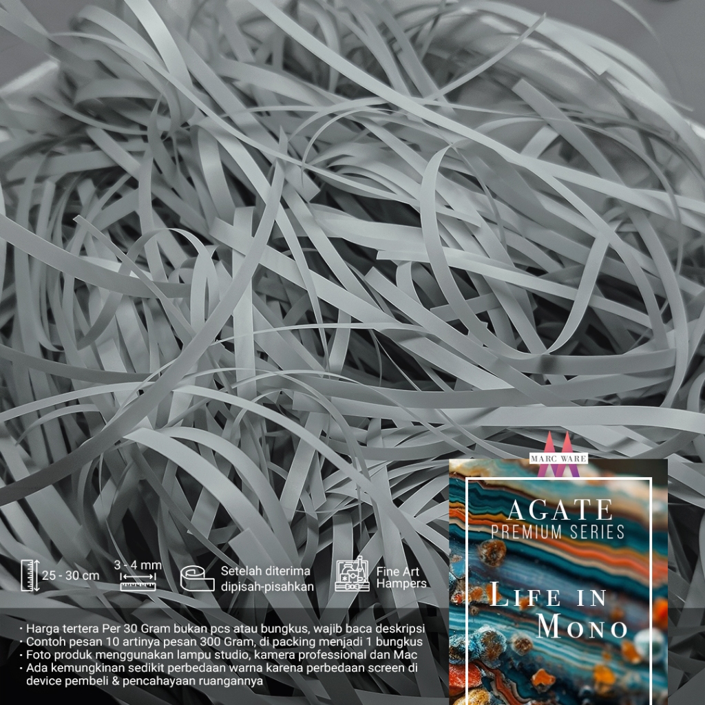 

KERTAS CACAH KERTAS SERUT PREMIUM LIFE IN MONO 30 GRAM