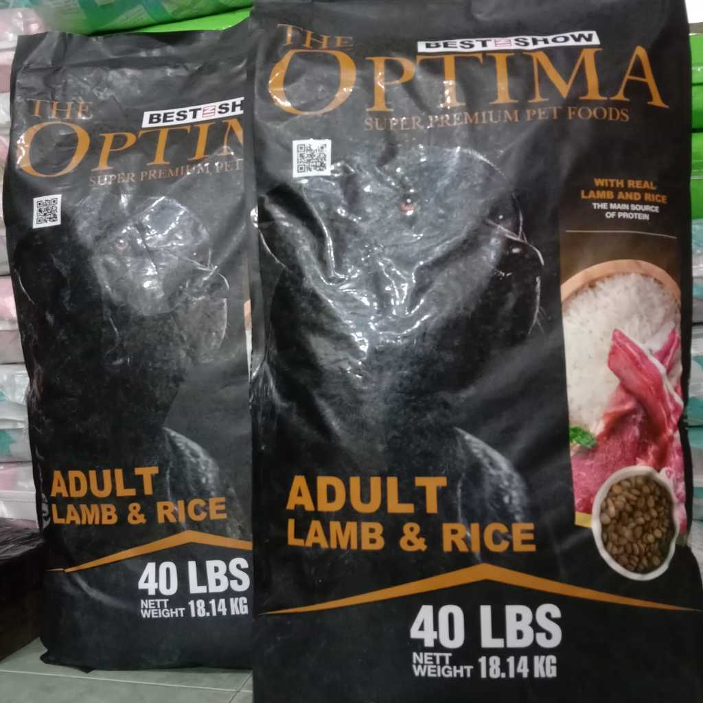 gojek/grab optima puppy lamb 18kg dog food