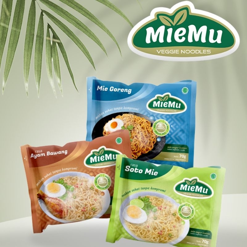 

MieMu Mie Instan Mocaf Veggie Noodles Mie Sehat Indonesia
