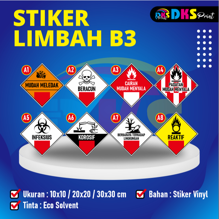 STIKER LIMBAH B3