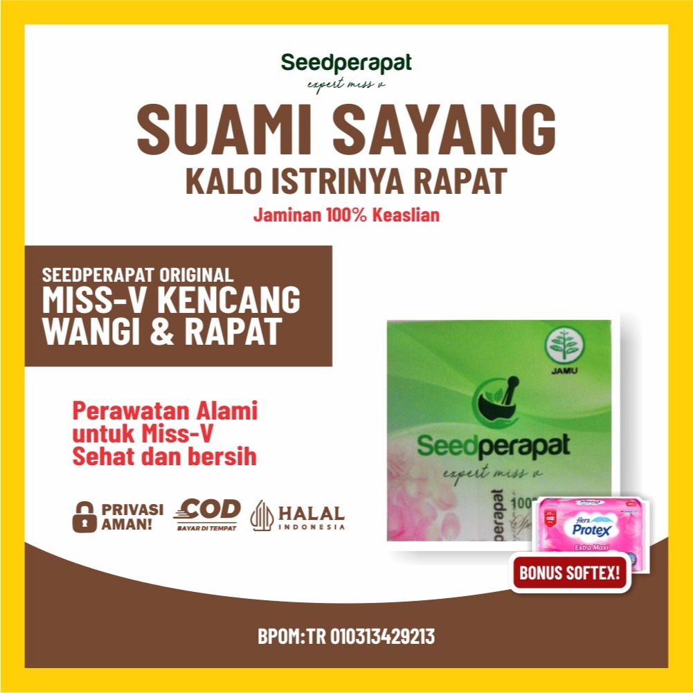 Seed Perapat Miss V Herbal BPOM, Obat Keputihan & Pelancar Haid Aman