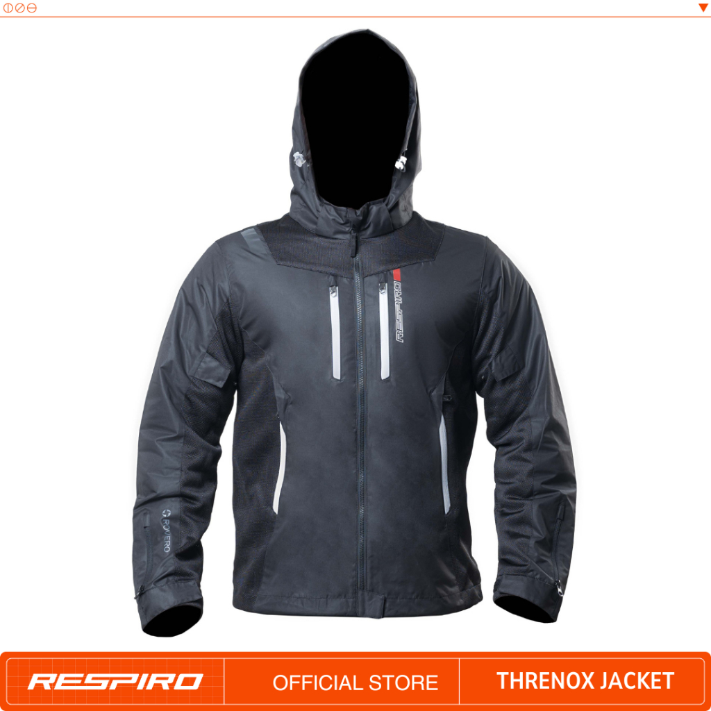 Jaket Respiro THRENOX | Jaket Motor Harian Pria Windproof