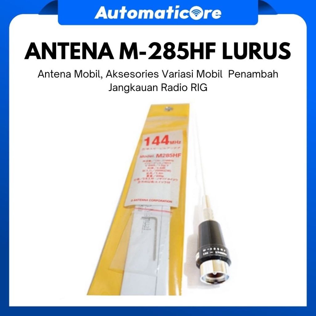 ANTENA M-285HF M 285HF VHF LURUS M285HF VHF 144 Mhz