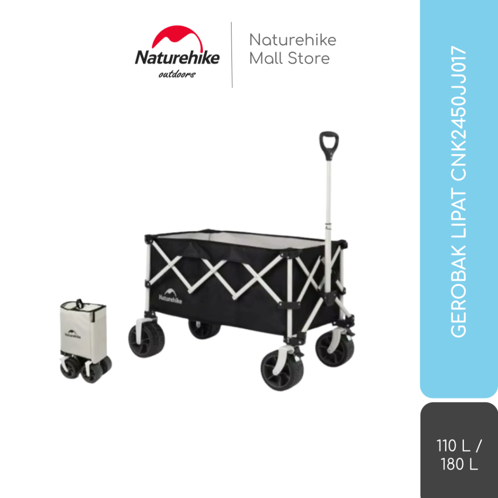 GEROBAK LIPAT TROLI KERANJANG CAMPING NATUREHIKE CNK2450JJ017