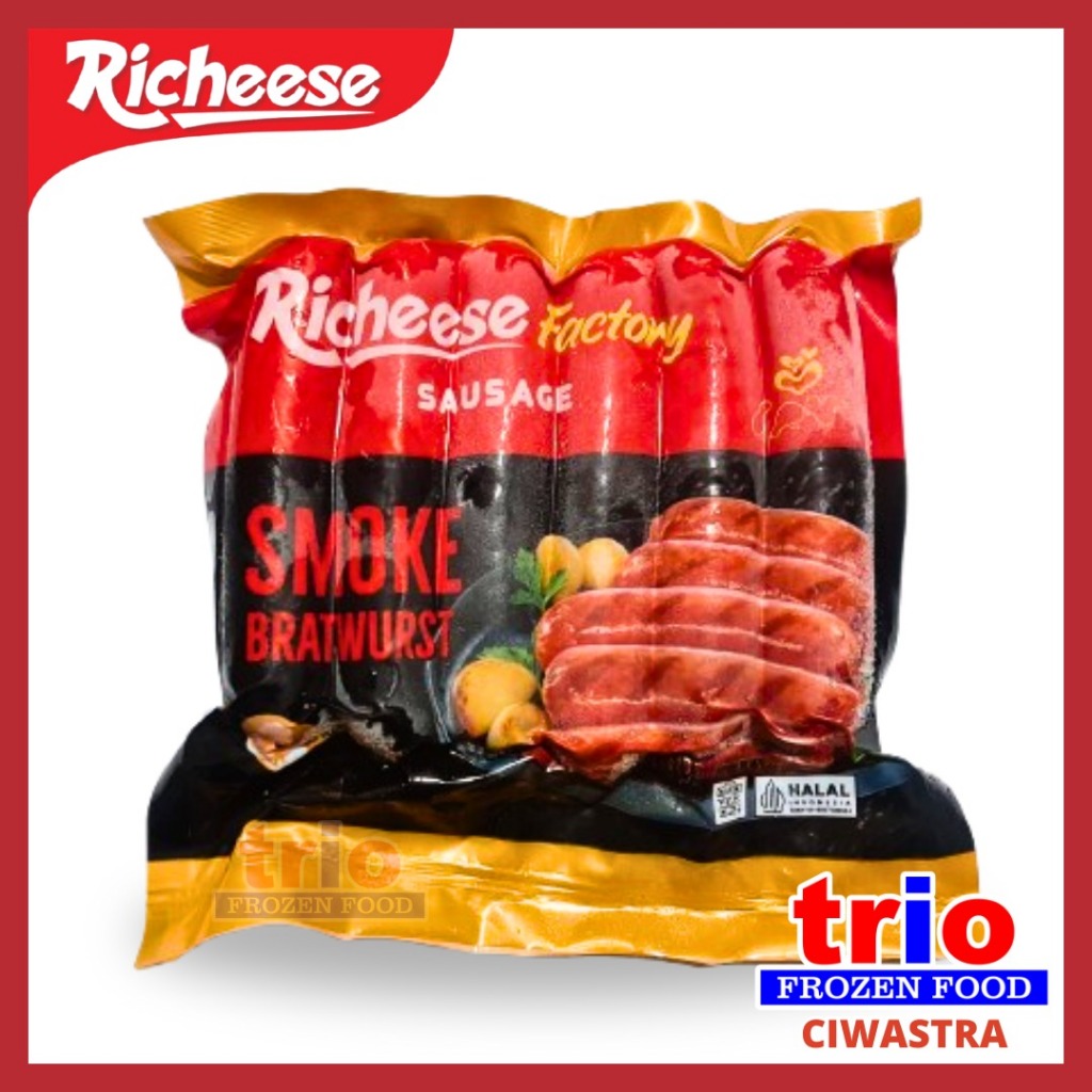 

RICHEESE FACTORY SMOKE BRATWURST PREMIUM 360GR