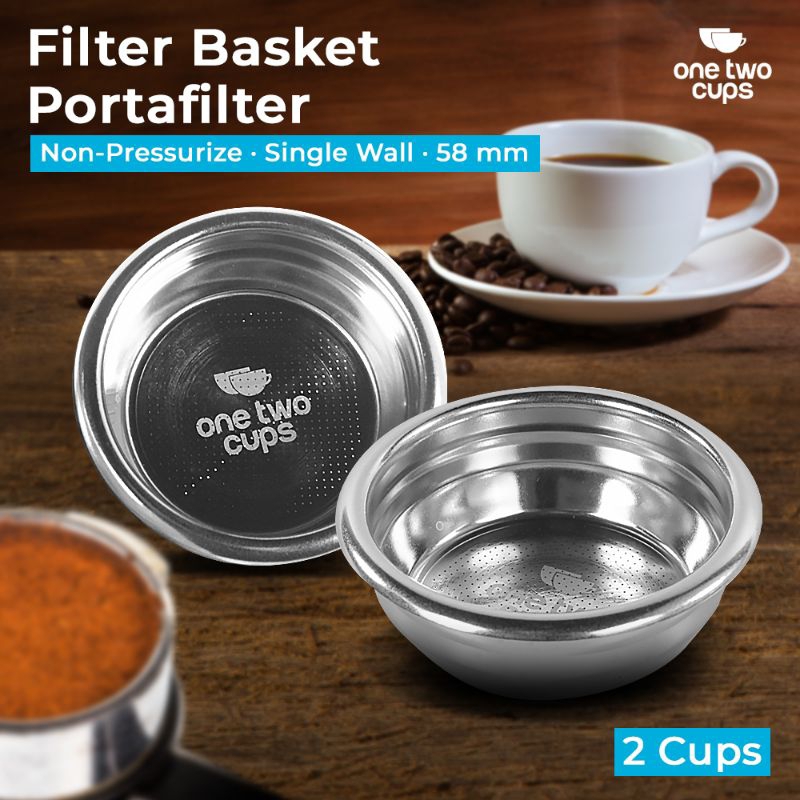 BASKET FILTER Portafilter 58mm 1Cups/ Basket Penyaring Portafilter Single Layer Y58