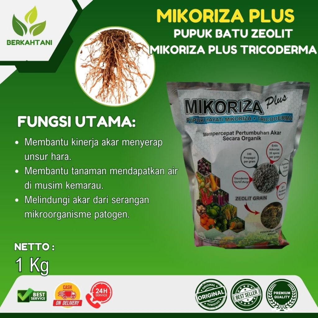 Pupuk Mikoriza 1 Kg Plus Tricoderma