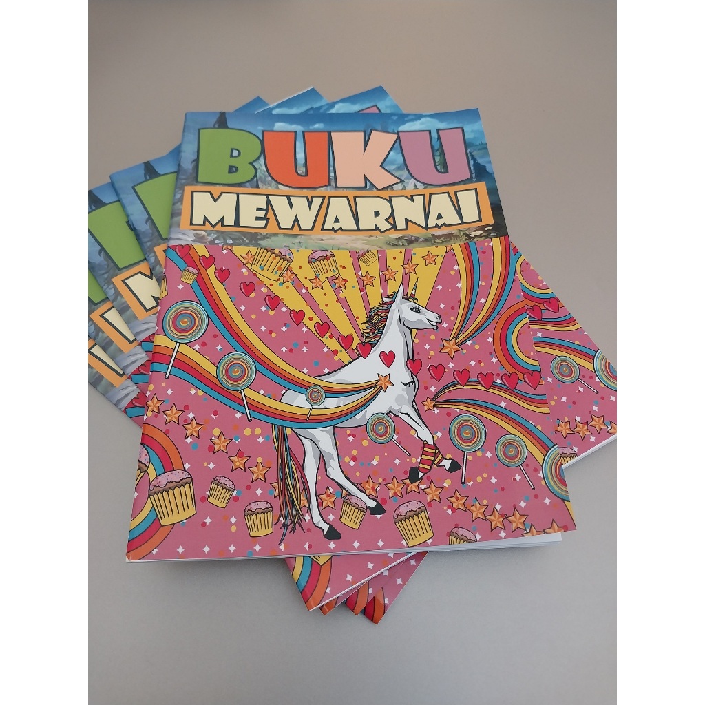 

Buku Mewarnai I Kualitas Premium I Ukuran A4 BESAR [isi 40 Gambar] : Kartun -KDP