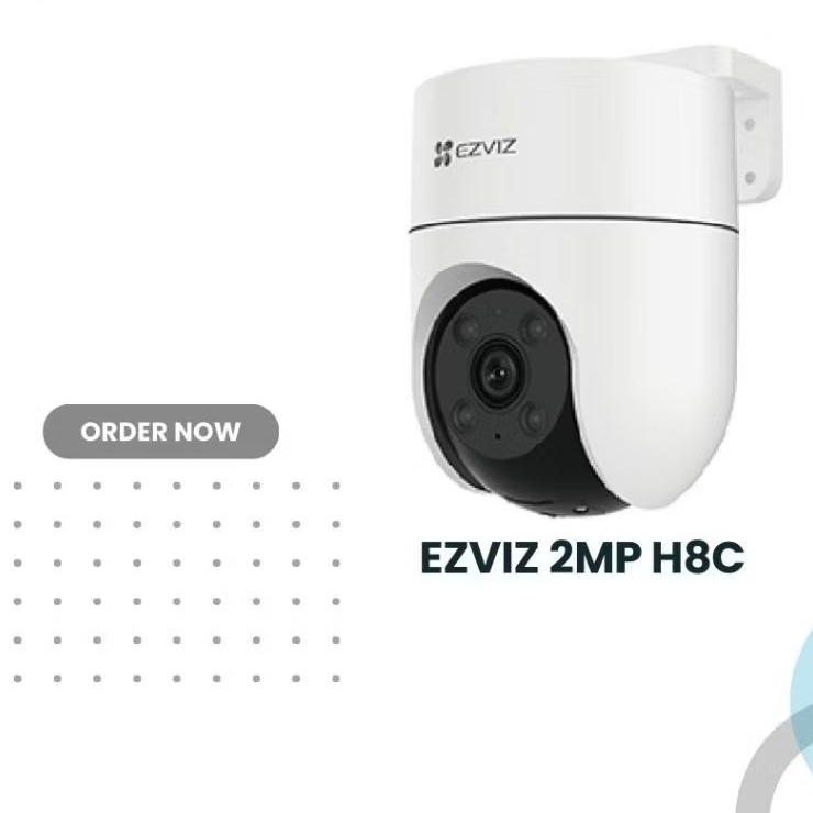 EZVIZ 2MP H8C OUTDOOR CCTV 2K+ Pan Tilt Wifi kamera cctv