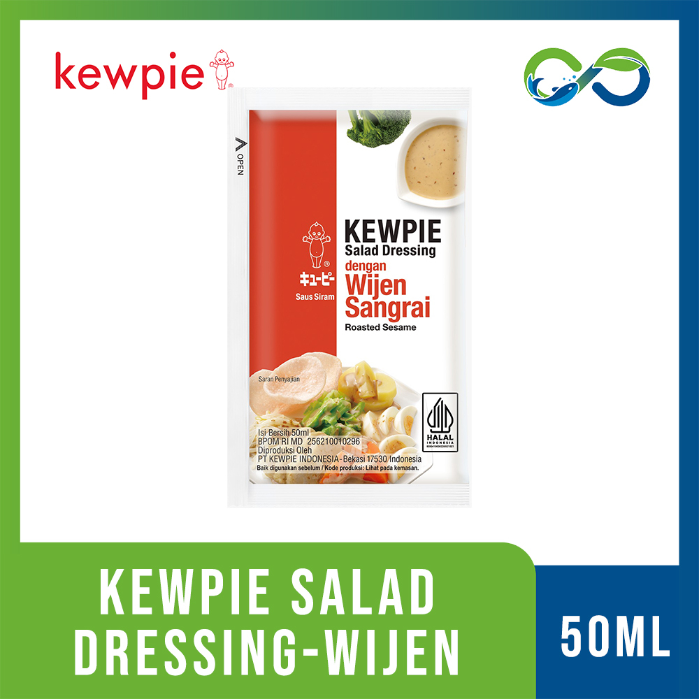 

[AquaEcoFarm] KEWPIE Salad Dressing Saus Siram Dengan Wijen Sangrai 50 ml Bandung