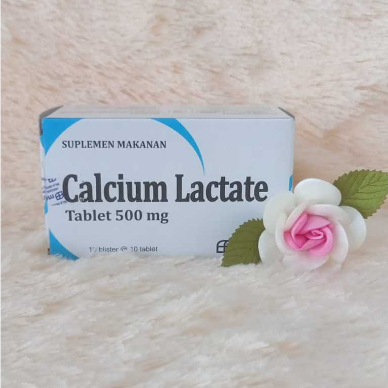 CALCIUM LACTATE 500 MG MERSI 1 BLISTER ISI 10 TABLET