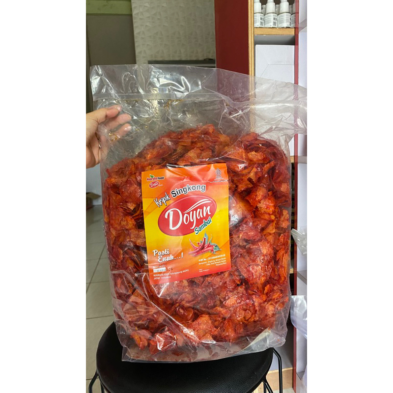 

Keripik Singkong Sambal Doyan 1 kg dan 1 Bal(3Kg)