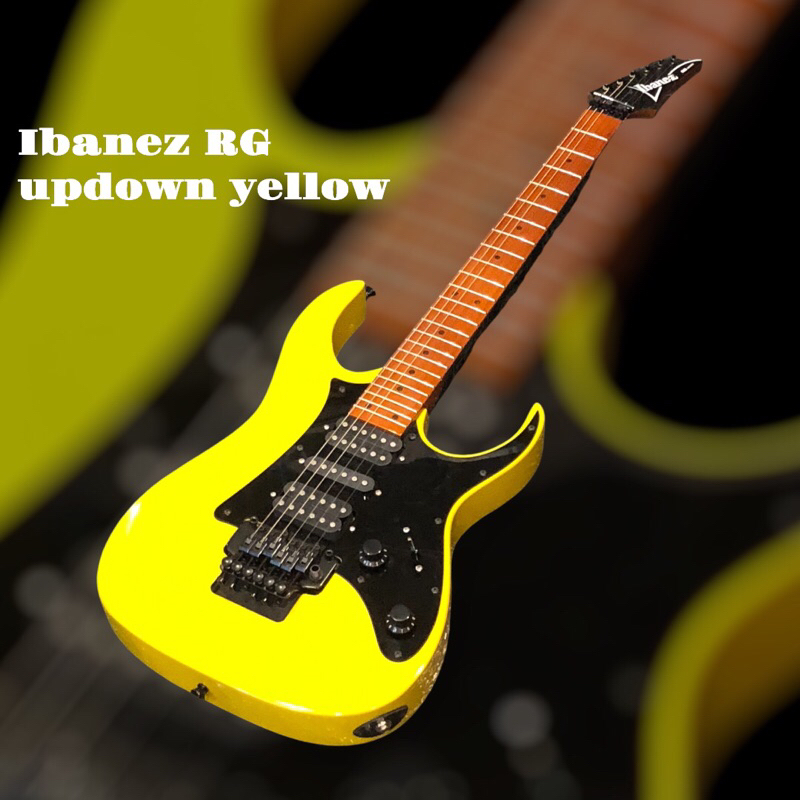 GITAR ELEKTRIK/LISTRIK IBANEZ RG SERIES  BLACK GLOSSY UPDOWN COSTUME BANDUNG BEST QUALTY