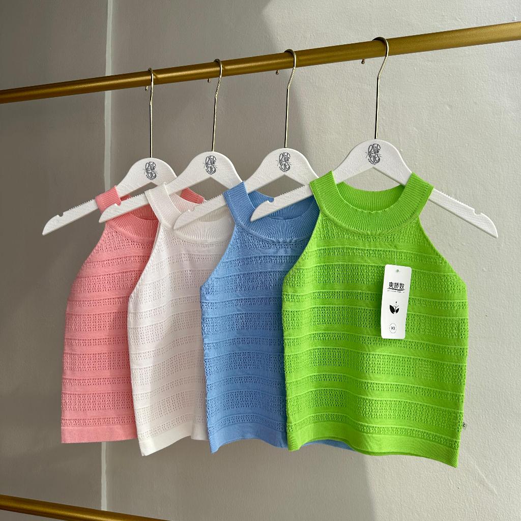 Cecile Halter Top | Atasan Anak Perempuan | Baju Jalan Anak Perempuan