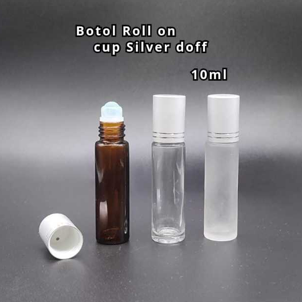 Botol Kaca Amber 10ml Botol Rollon 10 ml Botol Coklat Roll On Botol Minyak Wangi Parfum Oil Rol On K