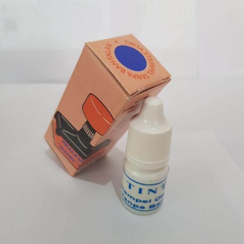 

Tinta stempel cap otomatis tanpa bantalan BIRU