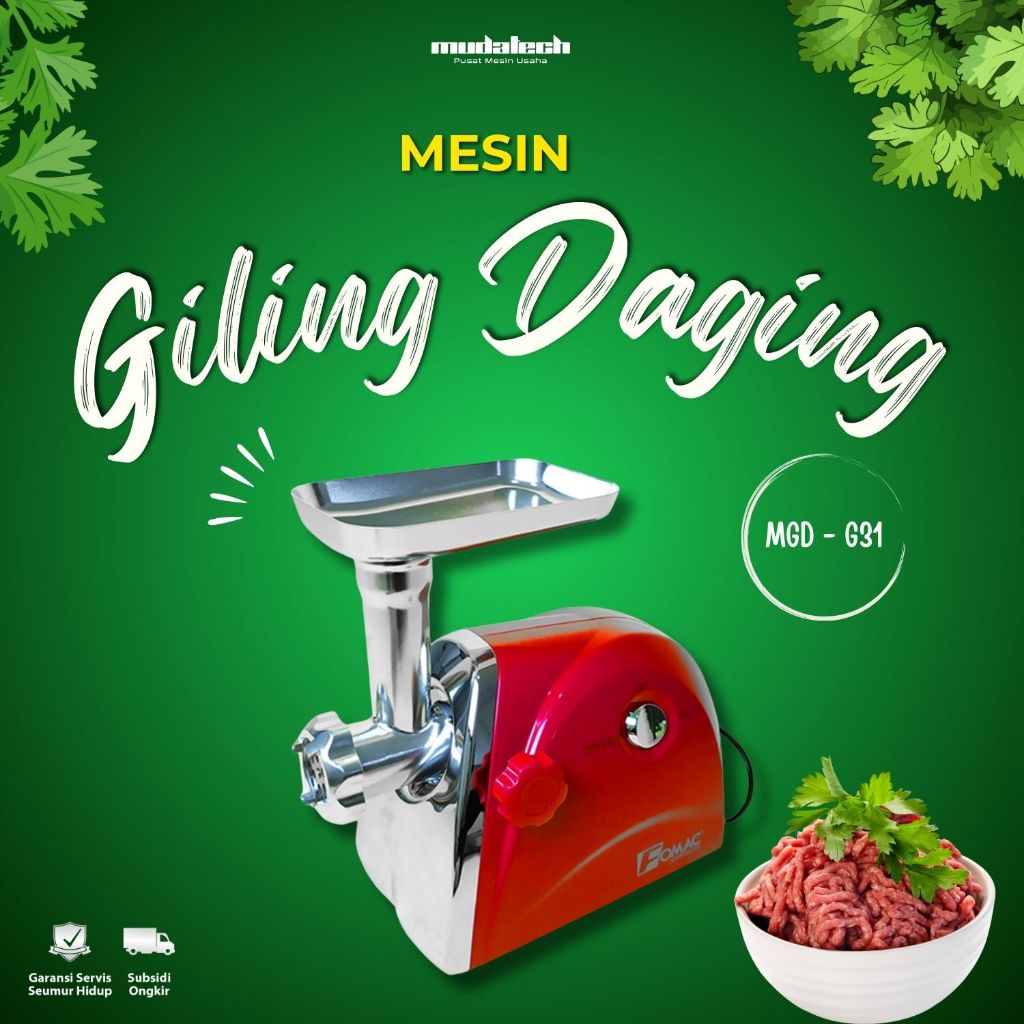 Mesin Gilingan Daging Meat Grinder Giling Daging MGD G31 FOMAC