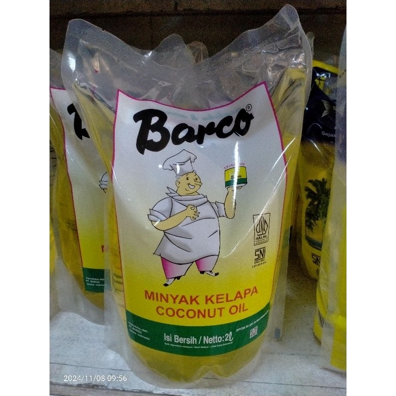 

BARCO MINYAK KELAPA COCONUT OIL 2 L REFIL