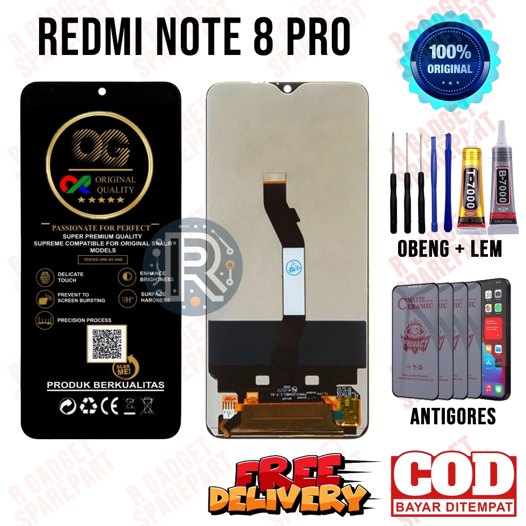 Lcd REDMI NOTE 8 PRO Original Oem Lcd Touchscreen REDMI NOTE 8 PRO Fullset