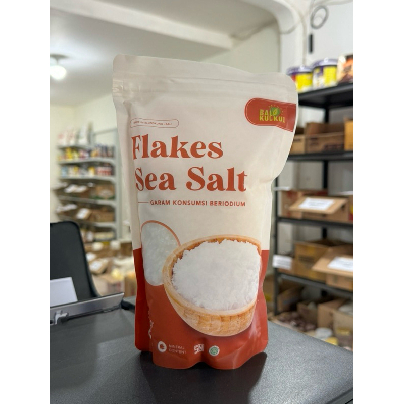 

Natural Bali kulkul flakes sea salt 500gr