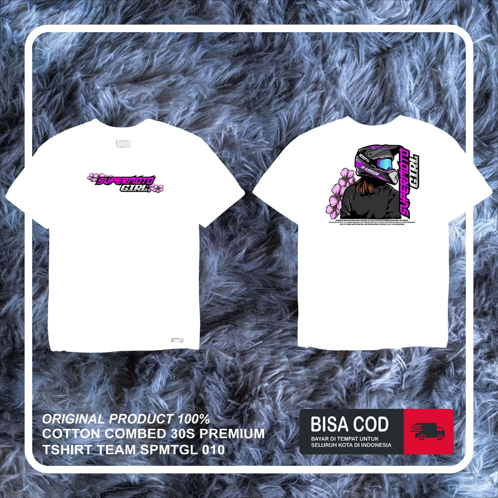 KAOS SUPERMOTO GIRL | KAOS SUPERMOTO | KAOS RACING ORIGINAL #SPMTGL 010