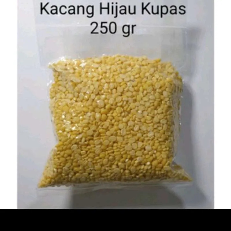 

Kacang Hijau Kupas Repack 250Gr