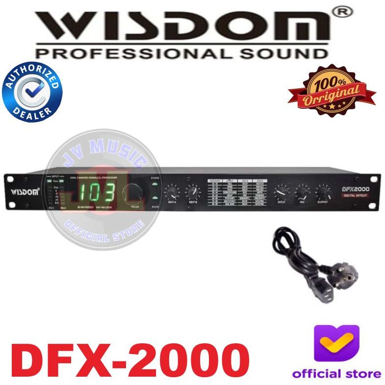 Wisdom DFX2000 Digital Efek Vokal Wisdom Dfx-2000 Original