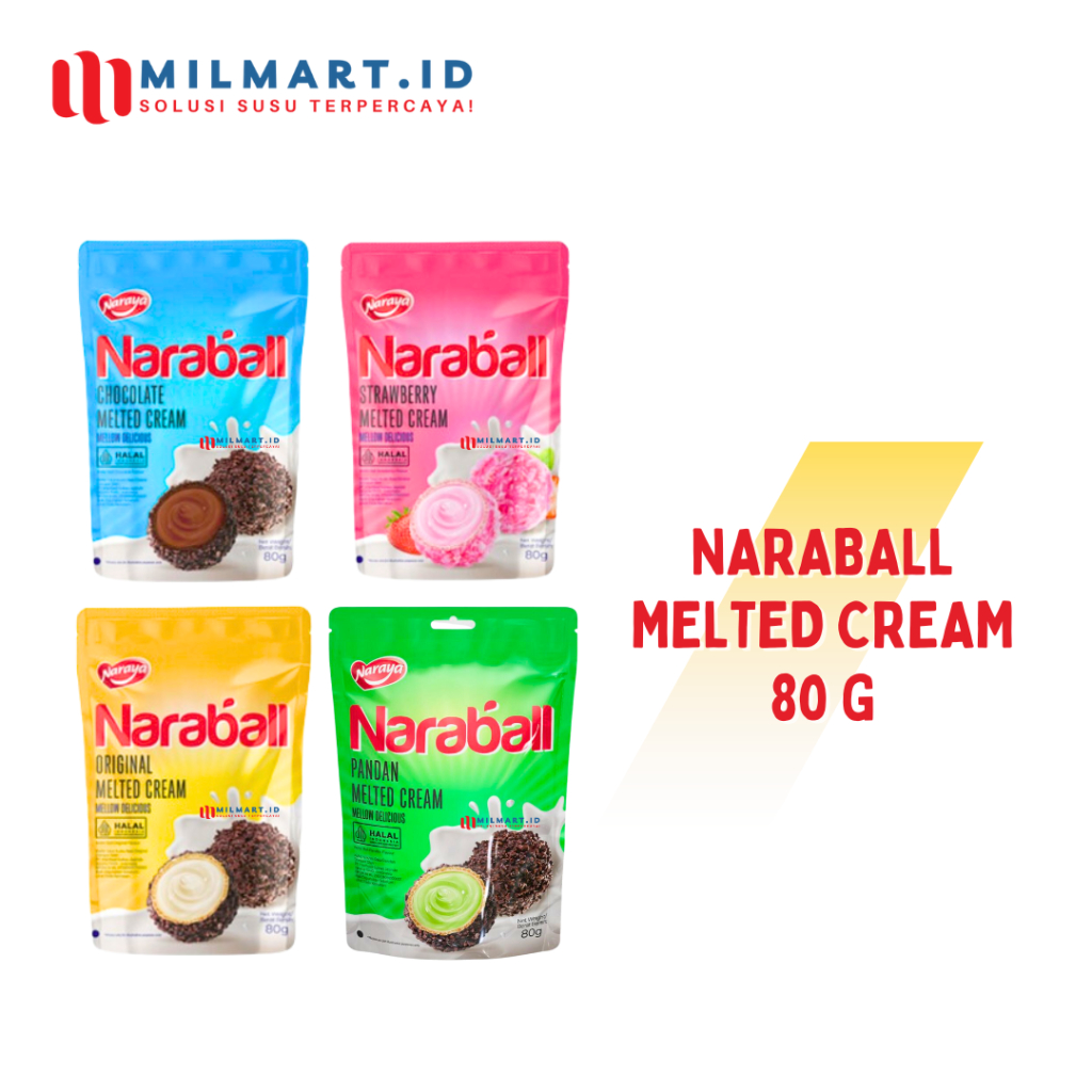 

NARAYA NARABALL WAFER SALUT 80 G COOKIES RASA CHOCOLATE/STROBERI/ORIGINAL/PANDAN BISKUIT KRIM IMPOR