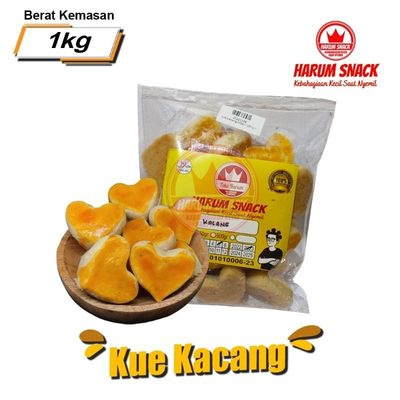 

KUE KACANG LOVE 1KG [Harum Snack Official] SNACK KILOAN MAKANAN RINGAN