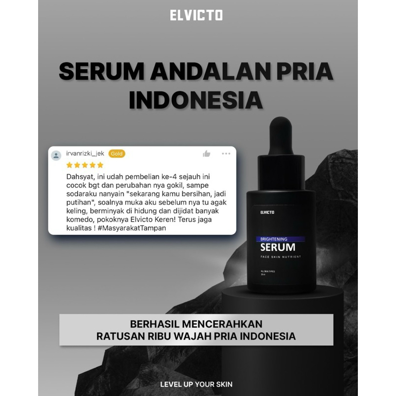 Elvicto brightening serum/Elvicto serum brightening pria