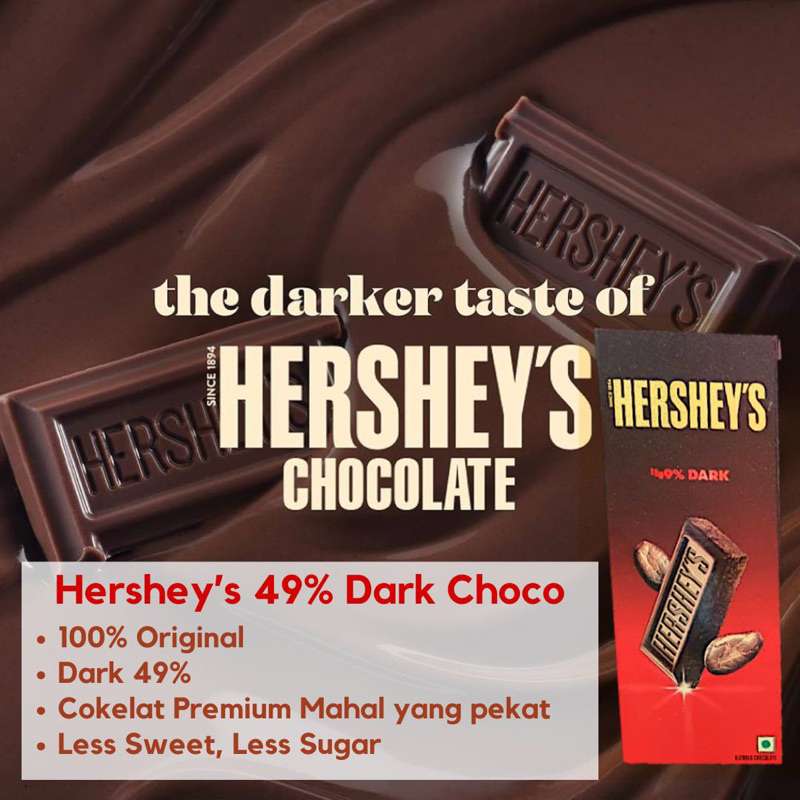 

Hershey’s Dark Chocolate 49% Coklat Hershey