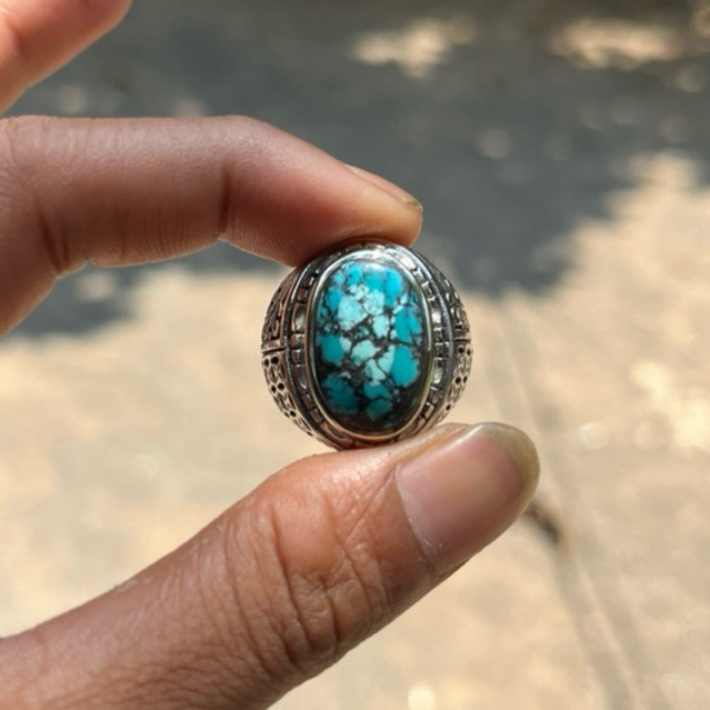 batu pirus hubai biru tosca